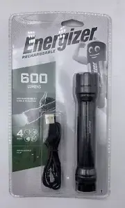 Energizer Rechargeable Tactical 600 Lumen Torch