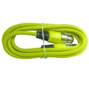 NEW 10 ft foot YELLOW 3pin XLR Male Plug To XLR Female Jack MIC Microphone Cable