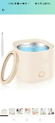 Ultrasonic Cleaner for Dentures - 42kHz Portable Ultrasonic Retainer Cleaner,...
