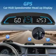 Universal HUD Head UP GPS Speedometer Digital Display Car Speed Warning OBD2 II