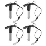 4Pcs T Handle Lock Pins, 9.5mm x 30mm Stainless Steel Button Quick Release Pin