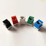 DOU 5PCS CAT6 模塊信息插座 RJ45 8P8C 連接器適配器 KEYSTONE 插孔標準