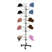 Iron Coat Rack Display Freestanding Tree Clothes Hanger Hat Coat Rack 25 Hooks
