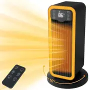 Space Heater, Portable Electric Heaters for Indoor Use with Thermostat, Remot...