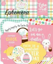 ECHO PARK "EASTER WISHES" EPHEMERA DIE CUTS 33 PCS SCRAPJACK'S PLACE