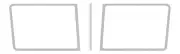 RoadWorks | Stainless Steel 3 Piece Windshield Trim for Peterbilt Legacy Cab ...