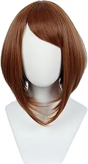 Linfairy Women's Brown Cosplay Wig Halloween Costume Party Wig