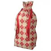 Ikea Vinterfint Christmas Santa Sack Bag with string, 35 ¼x22"