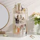 Rotating Makeup Organizer for Vanity, Large Perfume Skincare Make up Storage Org