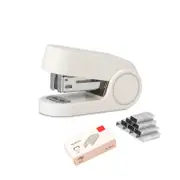 Catzon Mini Stapler with 830 Staples 2-12 Sheets Capacity for School Office-White