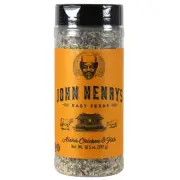 John Henry's Aloha Chicken & Fish Rub Blend Ginger Sesame Garlic 10.5 Oz Bottle