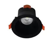 Comet 9W LED Downlight Kit - Tri-CCT Dimmable - 90mm Matte Black
