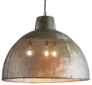 Zircon Perforated Zinc Dome Pendant Light
