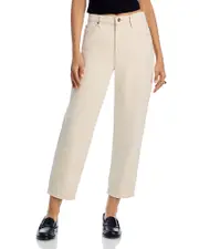 Frame The Candle High Rise Ankle Tapered Jeans in Butter