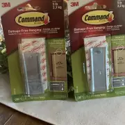 2 Packs 3M Command Universal Picture Hanger 2 Strips Per Pack NEW Free Ship