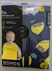 RARE Bonds - Blue Lemons - Baby Wondersuit - Brand NEW CHEAP - Size 2
