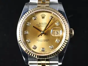 [好時計] ROLEX 勞力士 116233 DateJust 原裝包台10鑽面 36mm LRK306 16233 126233 126333 116234