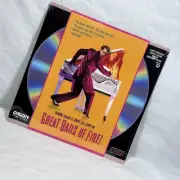 Great Balls of Fire, Laserdisc Dennis Quaid as Jerry Lee Lewis 1989 orion