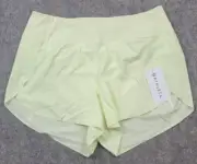Athleta Shorts Womens XL Yellow Run With It 3.5'' Short Running Active Work Out