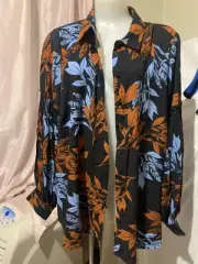 Autograph Smock Sleeved Floral Shirt Size 20