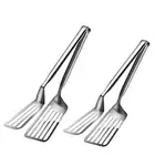 Space Saving Stainless Steel Fish Fry Spatula Easy to Store in Drawers