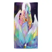 Rainbows Space Starlight Pegasus and Princess Beach Towels Medium Large Extra Large
