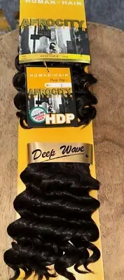AFROCITY Human Hair Deep Pop 8” Color 2 Weft/sew In