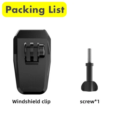 Camera Motorcycle Mount Windshield Clip Bracket for DJI Pocket 3/Action/Insta360