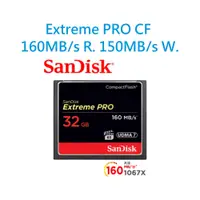 在飛比找蝦皮購物優惠-SanDisk Extreme Pro CF記憶卡 32G 