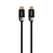 Belkin Advanced Series High Speed w/Ethernet HDMI Cable 4K/Ultra HD Compatible (1M) - Black (AV10050bt1M), 18Gbps, Perfect for 4K TVs,2 Years Warranty