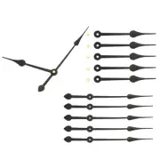 6 Set Replacement Clock Hands Kit Mechanism Movement Wall Black
