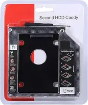 Aluminum SATA Hard Drive Caddy Lightweight Bracket for 9.5mm SSD, Outlast Design for Computer Accessories and Upgrades
