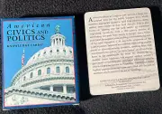 AMERICAN CIVICS AND POLITICS KNOWLEDGE CARDS;New In Shrink Wrap‼️ships Fast️‼️