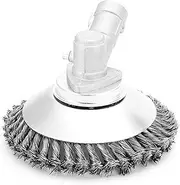 Steel Wire Trimmer,Wire Brush Cutter Trimmer | Stainless Steel Rotating Brush Wire Brush Trimmer for Removing Rust Moss s