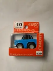 Takara Choro-Q Nissan Skyline Sport #10 Red Box- Blue Pullback Car 2004 RARE A1b