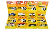 A (8) Assorted Matchbox Superfast Vehicles - 1991 Carded Die Cast