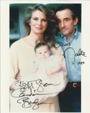 CANDICE BERGEN LEGENDARY ACTRESS AND LOUIS MALLE LEGENDARY DIRECTOR SIGNED PHOTO