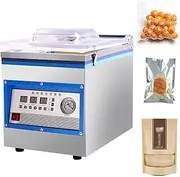 360W Commercial Vacuum Sealer, Stainless Steel Vacuum Sealer, with Vacuum Indicator, Kitchen Food Chamber Vacuum Sealer for Food Saver, Home, Commercial Using