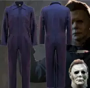 Michael Myers Halloween Scary Horror Movie Costume + Mask + Knife Set XXL
