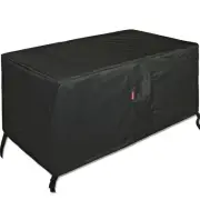 SheeChung Rectangular Fire Pit Cover-Fits 44-48 Inch Fire Table-Outdoor Water...