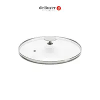 在飛比找PChome24h購物優惠-de Buyer 法國畢耶 不鏽鋼蓋頭耐熱玻璃鍋蓋28cm