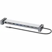 Manhattan USB-C PD 10-in-1 Dual-HDMI Monitor Docking Station / Multiport Hub