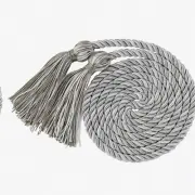 SilverWhite Achievement Cord - 68" Graduation Honor