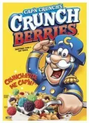 Quaker, Cap'n Crunch, Crunch Berries Cereal, 13oz Box (Pack of 4)