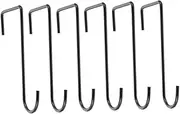 MERRYHAPY 6Pcs Iron Flower Pot Hangers Elegant Garden and Balcony Decor for Hanging Baskets Planters Lanterns and Wind Chimes for Indoor and Outdoor Use