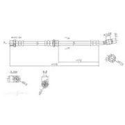 Protex Brake Hose - H3198