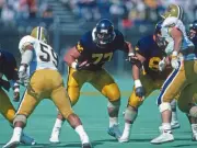 Offensive lineman Brian Jozwiak West Virginia University Mountaine- Old Photo