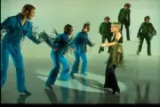 Singer Petula Clark performing on set 1970 TV OLD PHOTO 2