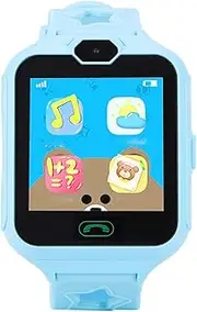 Kids Smart Watch,Kids W88 Baby Smart Watch with Passometer Camera Display Support Music Playback, Alarm, Calculator and Step Counter Function Blue