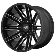 20x10 Moto Metal MO998 KRAKEN Gloss Black Milled Wheel 6x135 (-18mm)